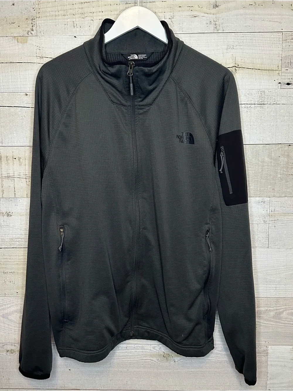 THE NORTH FACE BOROD FULL ZIP FLEECE MEN'S XL Dark grey